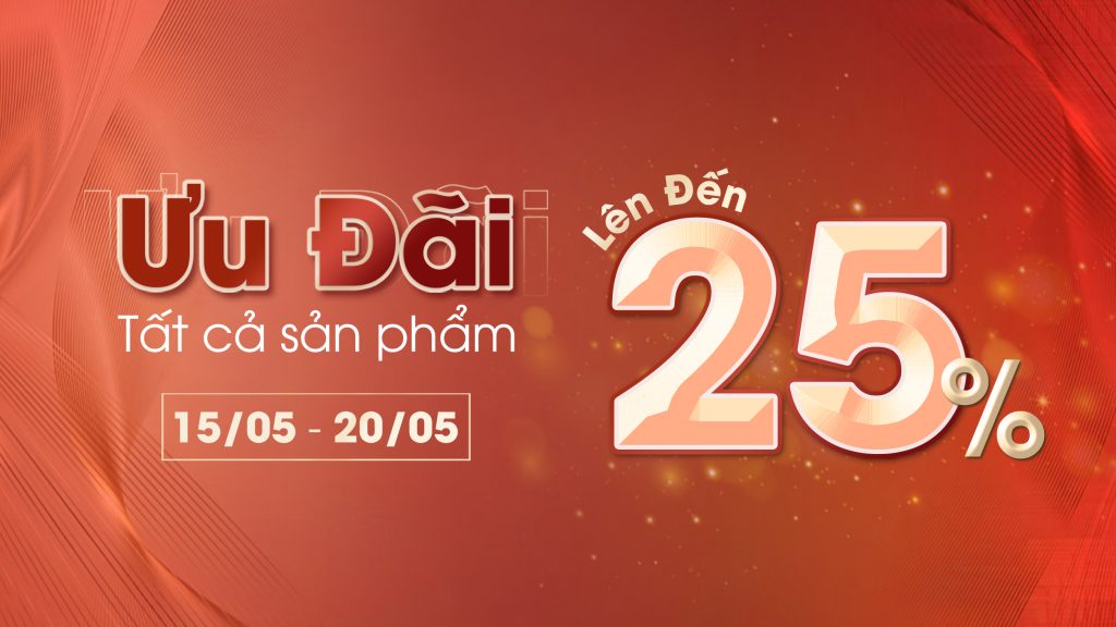 chương trình ưu đãi Thái Tuấn 25%