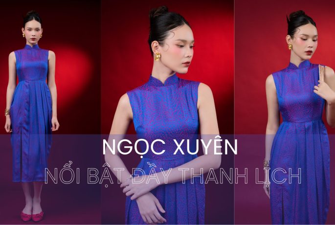 GẤM NGỌC XUYÊN NỔI BẬT ĐẦY THANH LỊCH